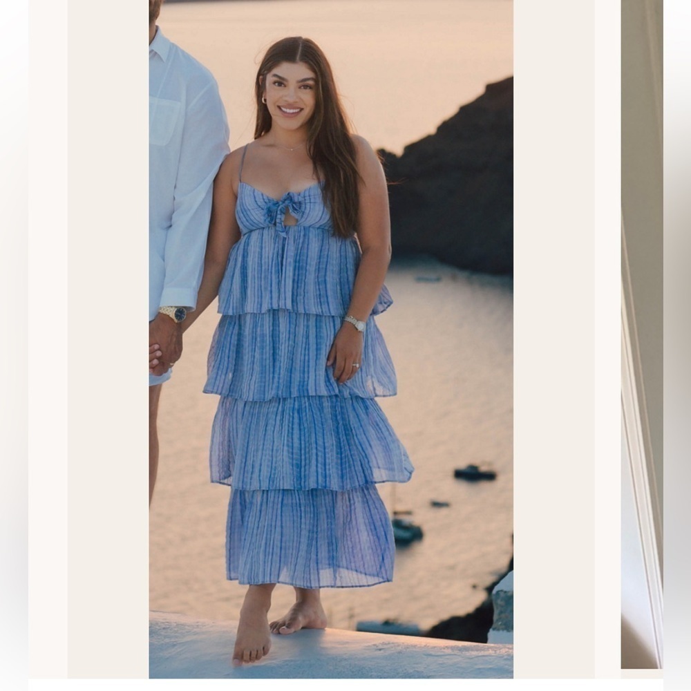 Saylor Jameela Tiered Dress NWT 🩵 Size Small - Picture 13 of 14